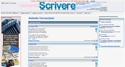 Desktop Screenshot of antonioterracciano.scrivere.info