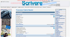 Desktop Screenshot of francescofabrismanini.scrivere.info