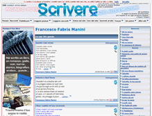 Tablet Screenshot of francescofabrismanini.scrivere.info
