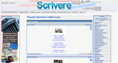 Desktop Screenshot of piccologuerrierodellaluce.scrivere.info