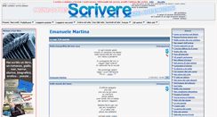 Desktop Screenshot of emanuelemartina.scrivere.info