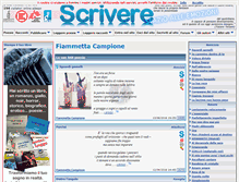 Tablet Screenshot of fiammettacampione.scrivere.info