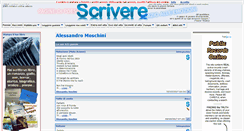 Desktop Screenshot of alessandromoschini.scrivere.info