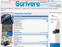 Tablet Screenshot of alessandromoschini.scrivere.info