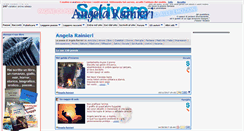 Desktop Screenshot of angelarainieri.scrivere.info