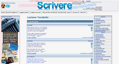 Desktop Screenshot of lucianotarabella.scrivere.info